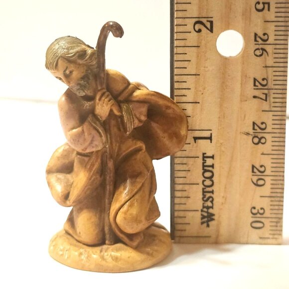 Vintage Nativity Figurines 3-Pc Set  Holy Family Made In Italy Collectible Decor - Picture 9 of 11